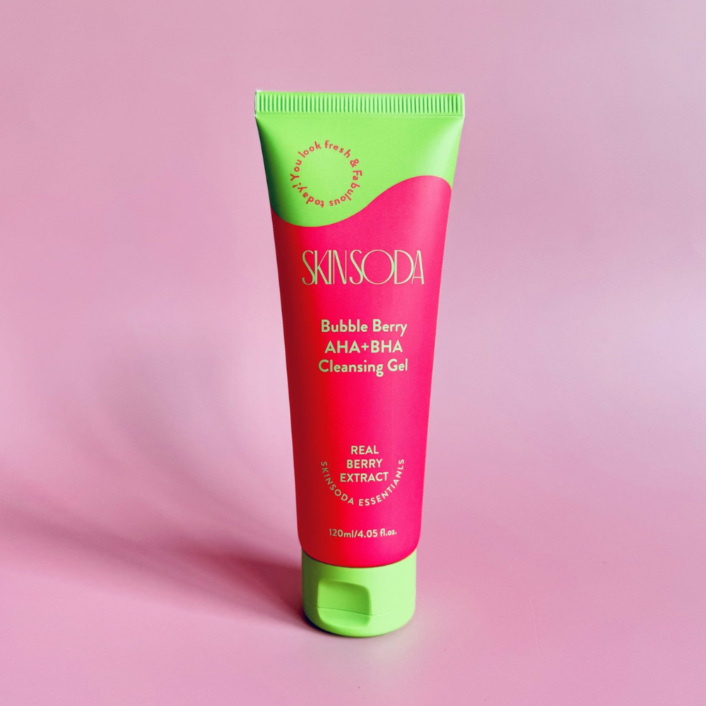 Bubble Berry AHA+BHA Cleansing Gel 120ml
